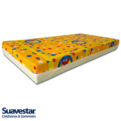 COLCHON ESPUMA SUAVESTAR INFANTIL 140X080X10