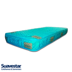 COLCHON RESORTE SUAVESTAR FLOU JEAN CE 190X080X23