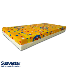 COLCHON ESPUMA SUAVESTAR TAURUS INFANTIL 140X080X08 - comprar online