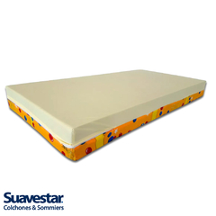 COLCHON ESPUMA SUAVESTAR TAURUS INFANTIL 140X080X08