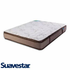 COLCHON RESORTE SUAVESTAR BOREAL BAMBOO PILLOW TOP 200X200X31