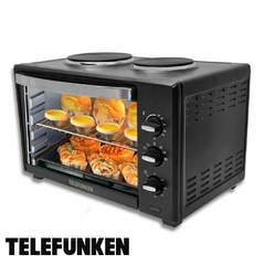 HORNO ELECTRICO TELEFUNKEN TF-E562CA DOBLE ANAFE - comprar online