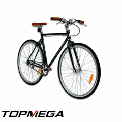 BICICLETA TOP MEGA FIXIE STREETER R28 ACERO AZUL OSCURO - comprar online