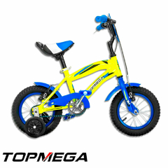 BICICLETA TOP MEGA CROSSBOY ROD.12 AMARILLO /AZUL