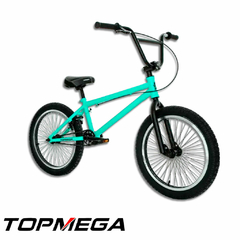 BICICLETA TOP MEGA BMX DIOMENES ACERP R20 VIOLETA/CELESTE - Confort Acuario