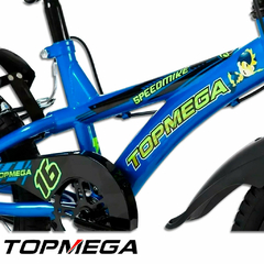 BICICLETA TOP MEGA SPEEDMIKE ROD.16 AZUL en internet