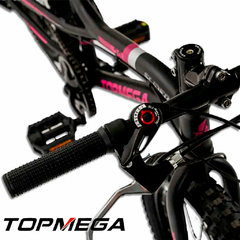 BICICLETA TOP MEGA MTB SLIDER R20 7VEL NEGRO/FUCSIA/AMARILLO en internet