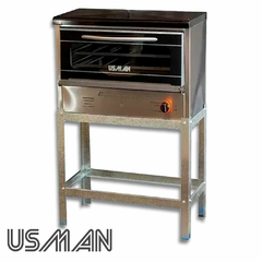 HORNO PIZZERO USMAN SIMPLE 12 MOLDES PTA VIDRIO 506