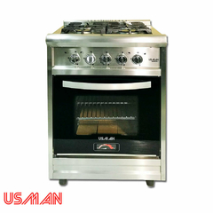 COCINA INDUSTRIAL USMAN IRINA 2220 ACERO 550 4H PTA VIDRIO