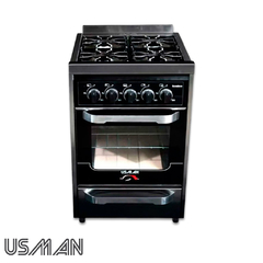 COCINA INDUSTRIAL USMAN SONIC BLACK PTA VIDRIO R/F 7765