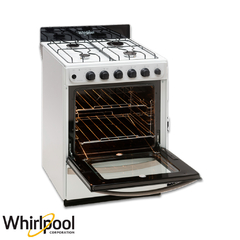 COCINA WHIRLPOOL WFB57DW BLANCA 55CM MULTIGAS - comprar online