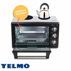 HORNO ELECTRICO YELMO YL40AC C/ANAFE 2000W - comprar online