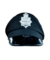 Chapéu quepe Acessório para Fantasia de Policial com Estrela Cherife