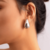 ARETES GOTAS GRANDES PLATEADO CHAPADO ORO 14K - comprar online