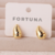 ARETES GOTAS ESPIRAL MEDIANA CHAPADO ORO 14K - comprar online