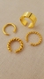 SET 4 EARCUFFS CHAPADO - comprar online