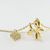 COLLAR PERRITO & CORAZON CHAPADO ORO 18K - comprar online