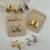 ARETES GOTAS MEDIANA DORADA RODIO - tienda online