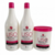 Kit Liso absoluto Shampoo, condicionador e Mascara 3x1L