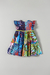 Vestido folhagem colorida - comprar online