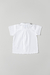 Camisa branca com pregas frontais - comprar online