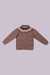 Casaco em tricot jacquard com zíper - comprar online