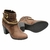 Bota Casual Feminina Cano Curto Couro Comfort Havana - ECT2360COHAV - QualiMagazine Frete Grátis Para Todo o Brasil!