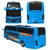 ônibus De Brinquedo Plástico 24,5cm Buzão Realista - comprar online