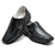 Sapato Conforto Couro Masculino Preto - comprar online