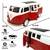 Carrinho De Ferro Miniatura Kombi De Metal Abre A Porta Inativo - comprar online