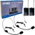 Imagem do Sistema de Microfone Sem Fio Duplo Headset Bodypack Leson LS902 Preto