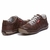 Sapatênis Casual Conforto Couro Marrom - comprar online