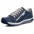 Sapatênis Casual Conforto Couro Azul - comprar online