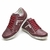 Sapatênis Casual Conforto Couro Vermelho - comprar online