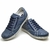 Sapatênis Casual Conforto Couro Azul - comprar online