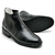 Botina Casual Conforto Couro De Carneiro Preto - RT1501MSTPTO