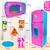 Kit Cozinha De Brinquedo Geladeira + Microondas Infantil