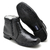 Botina Casual Conforto Couro Preto - RT1600FLOPTO - QualiMagazine Frete Grátis Para Todo o Brasil!