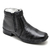 Botina Casual Conforto Couro Preto - RT1600FLOPTO