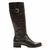 Bota Montaria Feminina Cano Longo Couro Comfort Marrom - ECT2422COCFE