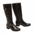 Imagem do Bota Montaria Feminina Cano Longo Couro Comfort Marrom - ECT2422COCFE