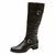 Imagem do Bota Montaria Feminina Cano Longo Couro Comfort Marrom - ECT2422COCFE