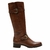 Bota Montaria Feminina Cano Longo Couro Comfort Havana - ECT2422COBDY