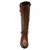 Bota Montaria Feminina Cano Longo Couro Comfort Havana - ECT2422COBDY - loja online