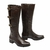 Bota Texana Feminina Cano Longo Couro Comfort - ECT2411COCFE na internet