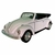 Carrinho Miniatura Volkswagen Fusca Beetle Conversível Metal - loja online