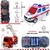 Kit 2 Carrinhos Ambulância Bombeiro Com Som E Led 3d - comprar online