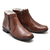 Botina Casual Conforto Couro Marrom - RT1600FLOCFE - loja online