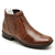 Botina Casual Conforto Couro Marrom - RT1601FLOCFE - comprar online