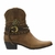 Bota Texana Feminina Cano Médio Couro Fóssil Tabaco - ECT2753FOTBC - comprar online